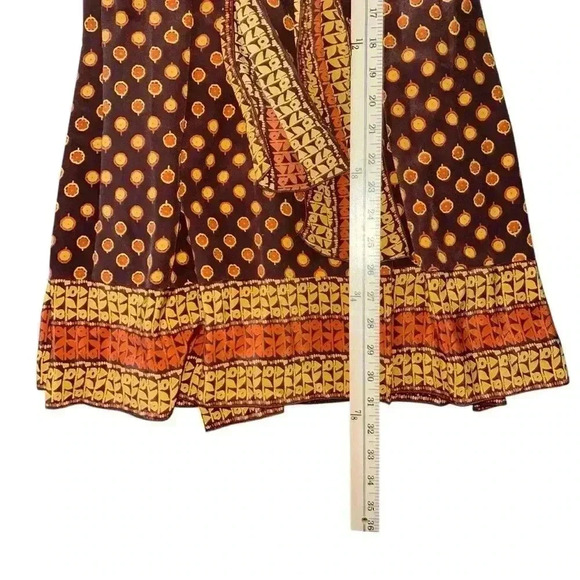 Anna Sui 100% silk wrap dress size xs - Picture 7 of 9